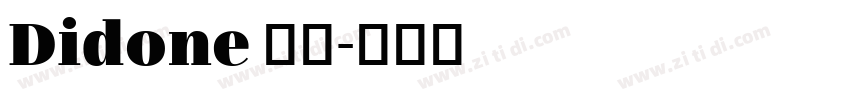 Didone 风格字体转换 Didone 风格字体转换